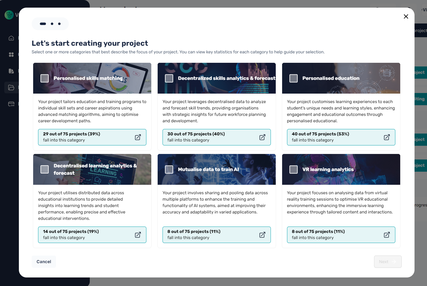 Create Project Modal